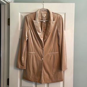 Bibi shiny velvet Women's Blazer size S